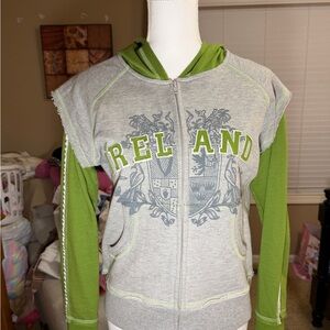Y2k Ireland zip up jacket